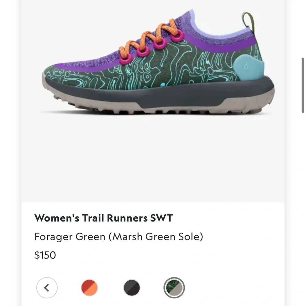 ISO allbirds Women's Trail Runners SWT - Picture 2 of 2